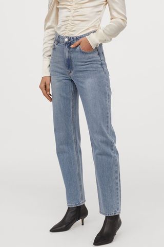 H&M + Straight Regular Jeans