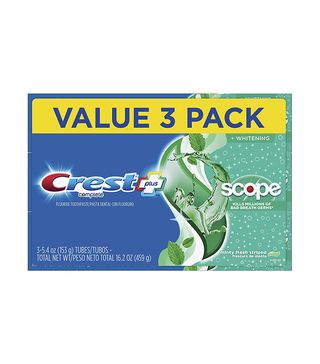 Crest + Complete Whitening + Scope Toothpaste, Minty Fresh (3 Pack)