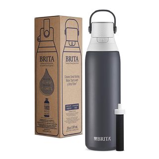 Brita + 20 Ounce Premium Filtering Water Bottle With Filter
