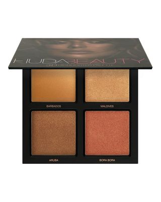 Huda Beauty + 3D Highlight Palette, The Bronzed Sands Edition