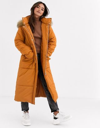 ASOS + Duffle Longline Puffer Coat