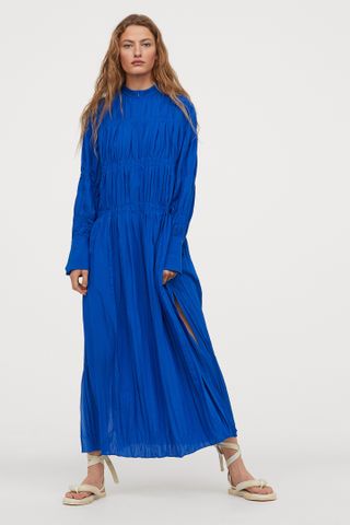 H&M + Studio Collection Voluminous Dress in Cornflower Blue