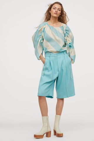 H&M + Studio Collection Twill Dress Shorts