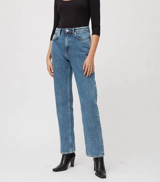 Weekday + Voyage High Straight Jeans