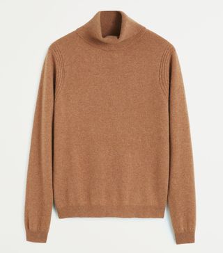 Mango + Turtleneck 100% Cashmere Sweater