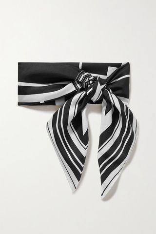 Rag & Bone + Printed Silk-Twill Scarf