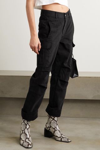 AlexanderWang.t + Cotton-twill cargo pants