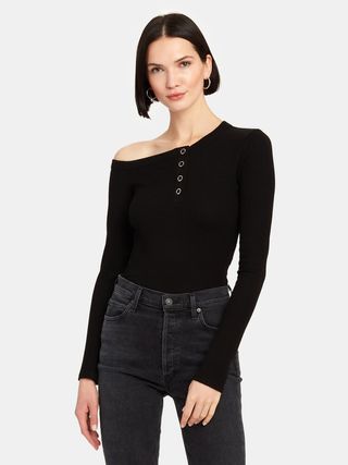 The Line by K + Harley Long Sleeve Henley Top
