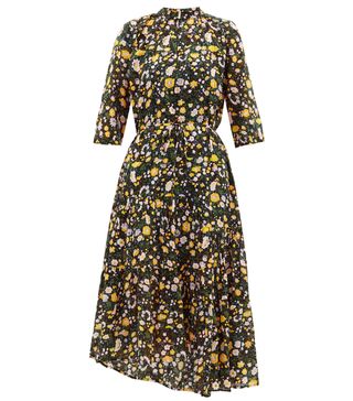 Apiece Apart + Agata Floral-Print Tiered Cotton Dress