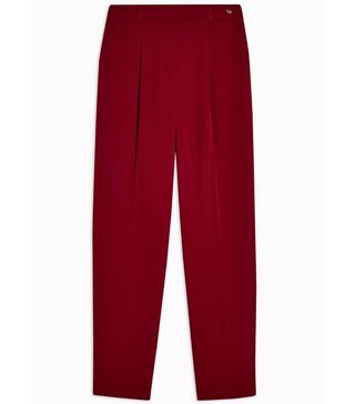 Topshop + Berry Suit Trousers