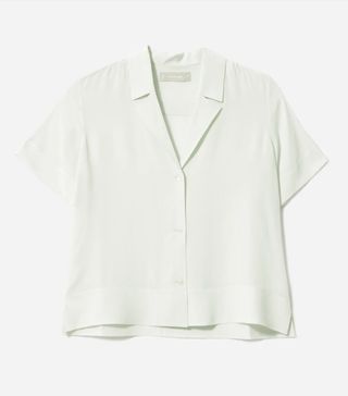 Everlane + The Clean Silk Short-Sleeve Notch Shirt