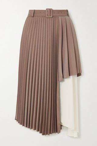 Andersson Bell + Melanie Layered Pleated Skirt