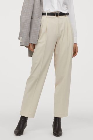 H&M + Ankle-Length Suit Pants