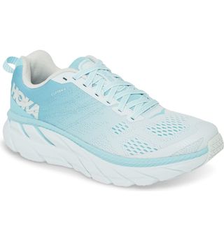 Hoka One One + Clifton 6 Running Shoes in Antigua Sand