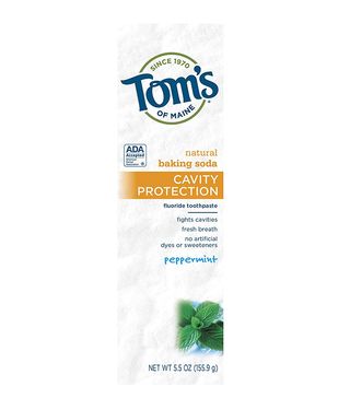 Tom's of Maine + Natural Toothpaste With Baking Soda and Fluoride, Peppermint