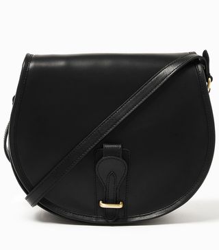 Marks and Spencer + Leather Saddle Cross Body Bag
