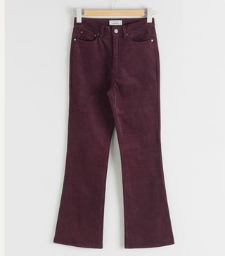 & Other Stories + Corduroy Kick Flare Trousers