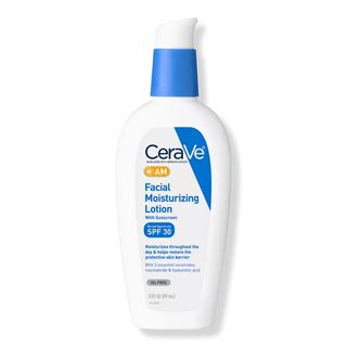CeraVe + AM Facial Moisturizing Lotion with Broad Spectrum SPF 30