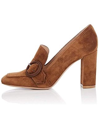 YDN + Heeled Square Toe Loafers