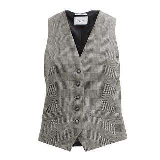 Pallas x Claire Thomson-Jonville + Prince of Wales-Check Wool Waistcoat