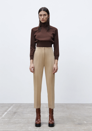 Zara + High Waisted Pants 46