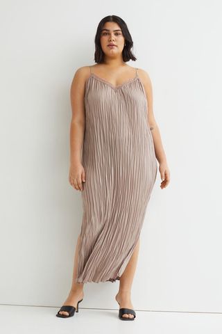 H&M + Lace-Trimmed Slip Dress