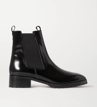 Aeyde + Karol Patent-Leather Chelsea Boots