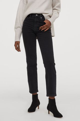 H&M + Vintage Slim High Ankle Jeans