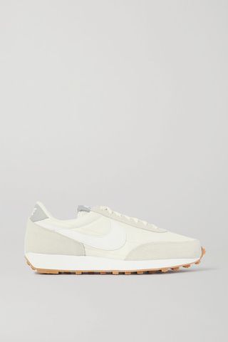 Nike + Daybreak Faux Leather-Trimmed Mesh and Suede Sneakers