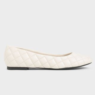 Charles & Keith + Quilted Ballerina Flats