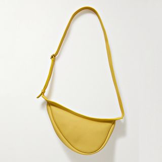 The Row + Slouchy Banana Small Textured-Leather Bag