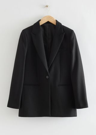 & Other Stories + Single Breasted Wool Blazer