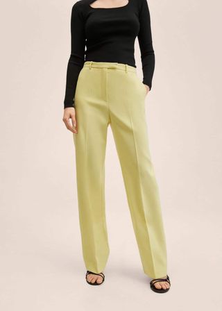 Mango + Straight Suit Pants
