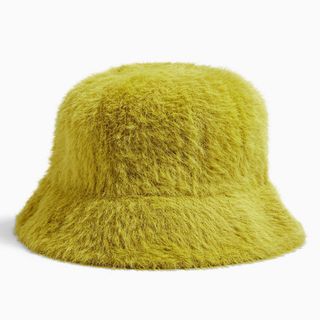 Topshop + Olive Fluffy Bucket Hat