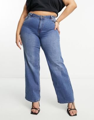 Pieces + Peggy High Waisted Wide Leg Jeans