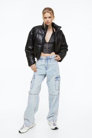 H&M + 90s Baggy High Cargo Jeans