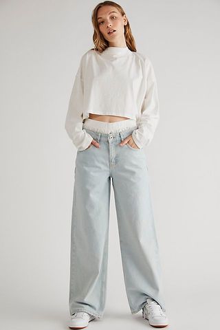 The Ragged Priest + Low-Rise Baggy Jeans
