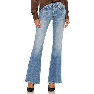Re/Done + High Break Flare Jeans