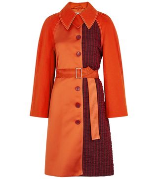 Stine Goya + Harrison Orange Panelled Coat