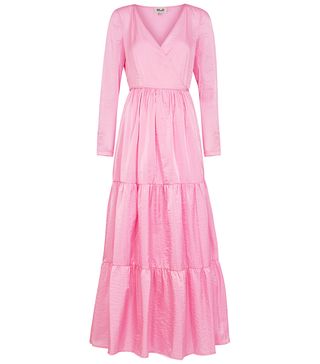 Baum Und Pferdgarten + Aymeline Pink Maxi Wrap Dress