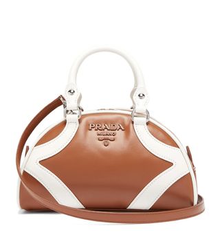 Prada + Bowling Leather Handbag