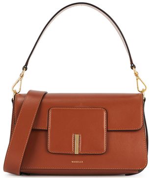 Wandler + Georgia Brown Leather Top Handle Bag