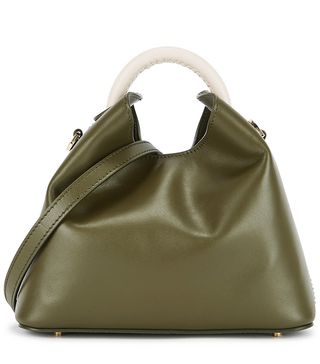 Elleme + Baozi Olive Leather Cross-Body Bag