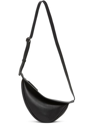 The Row + Slouchy Banana Small Textured-Leather Shoulder Bag