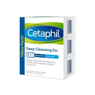 Cetaphil + Deep Cleansing Bar for Face and Body