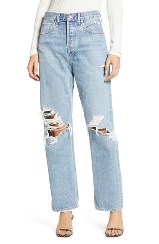 Agolde + '90s Ripped Loose Fit Jeans