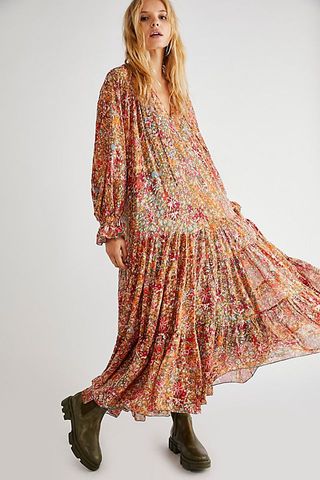 Free People + Feeling Groovy Maxi Dress