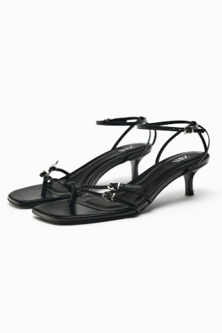 Zara + Buckled Strappy Sandals