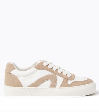 Marks and Spencer Collection + Lace-Up Contrast Detail Trainers