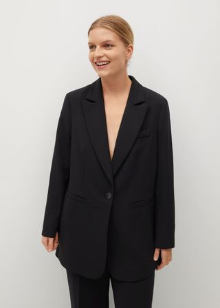 Violeta + Peak Lapel Suit Blazer